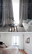 窗帘装饰丨窗帘效果图，超美的客厅卧室窗帘图